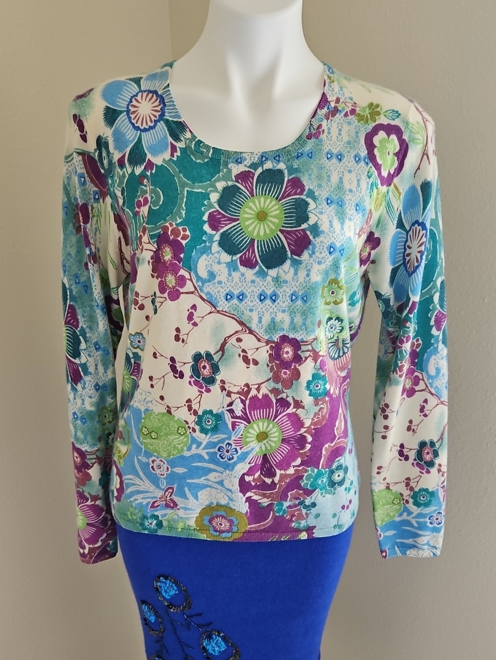 Talbots Cashmere Summer Sweater Large